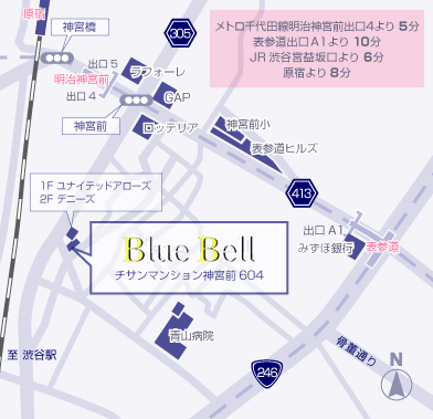 東京都港区南青山6-1-6 パレス青山205 東京都渋谷区神宮前6-16-2 チサンマンション神宮前604